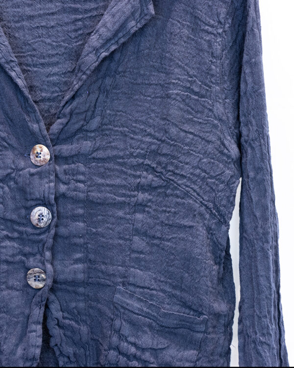 Giacca Lino Blu | DIEGO ZORODDU