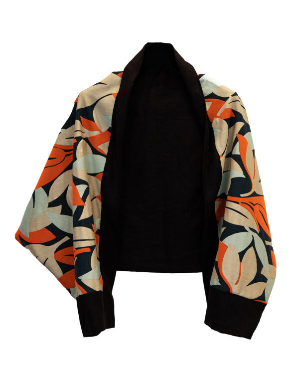 Kimono Reversibile Fantasia Arancio | DIEGO ZORODDU