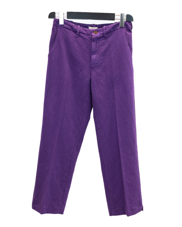 Purple Regular Pants | DIEGO ZORODDU