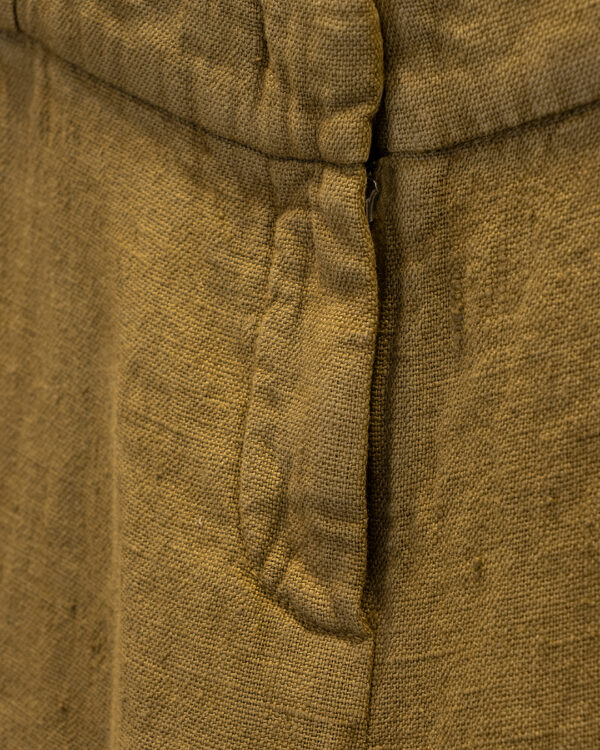 Pantaloni Zampa Lino Oro | DIEGO ZORODDU