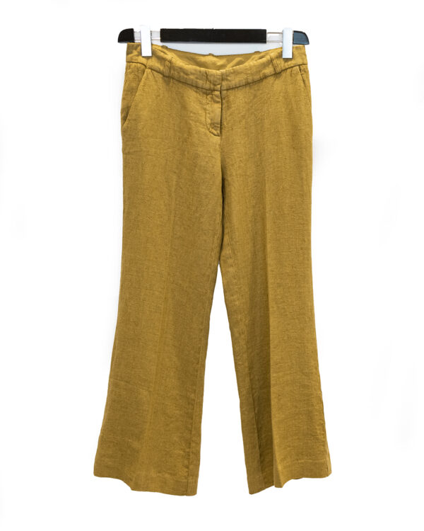 Pantaloni Zampa Lino Oro | DIEGO ZORODDU