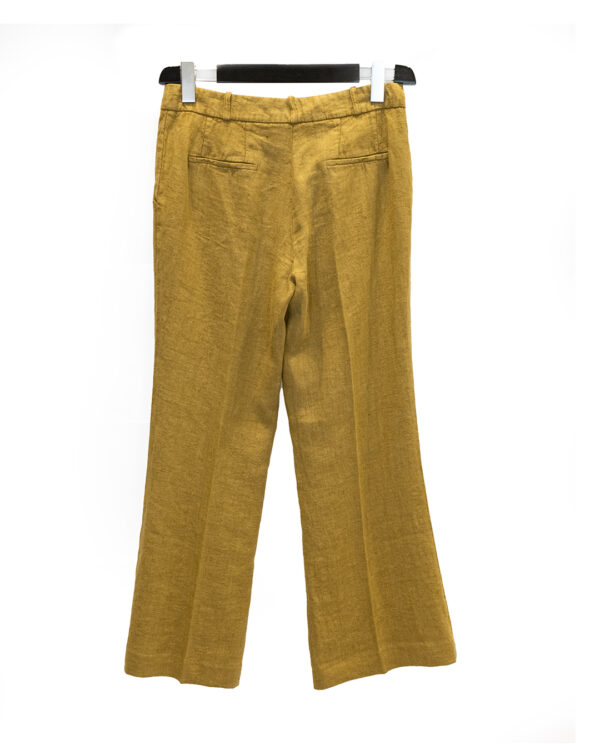 Pantaloni Zampa Lino Oro | DIEGO ZORODDU
