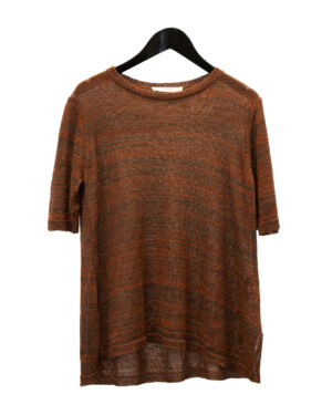 Brick Linen T Shirt | DIEGO ZORODDU