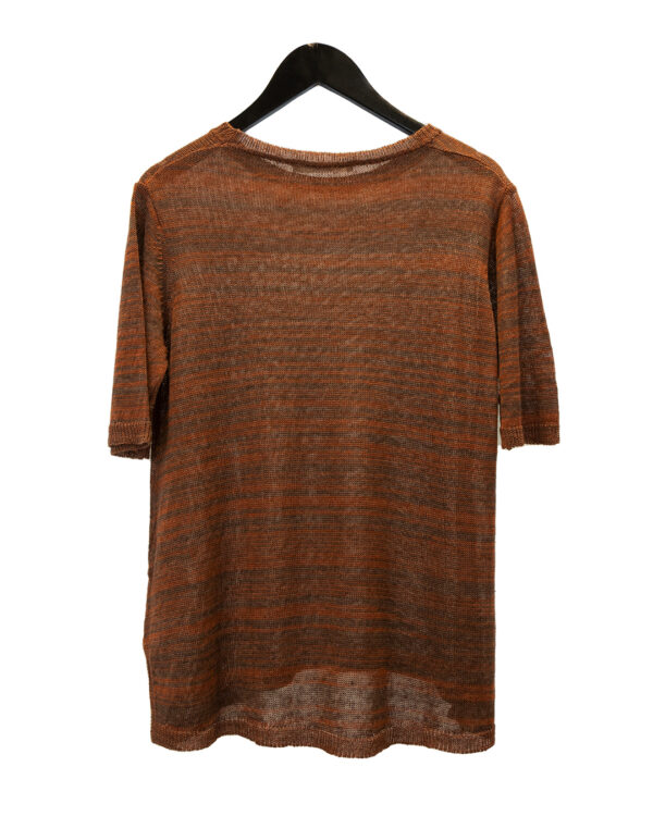 Brick Linen T Shirt | DIEGO ZORODDU