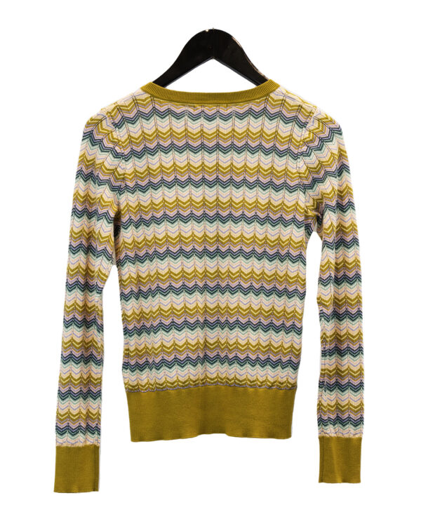 Mustard Waves Cardigan | DIEGO ZORODDU