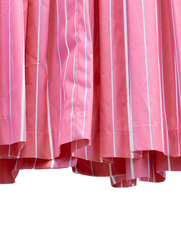 White Purple Stripes Dress | DIEGO ZORODDU