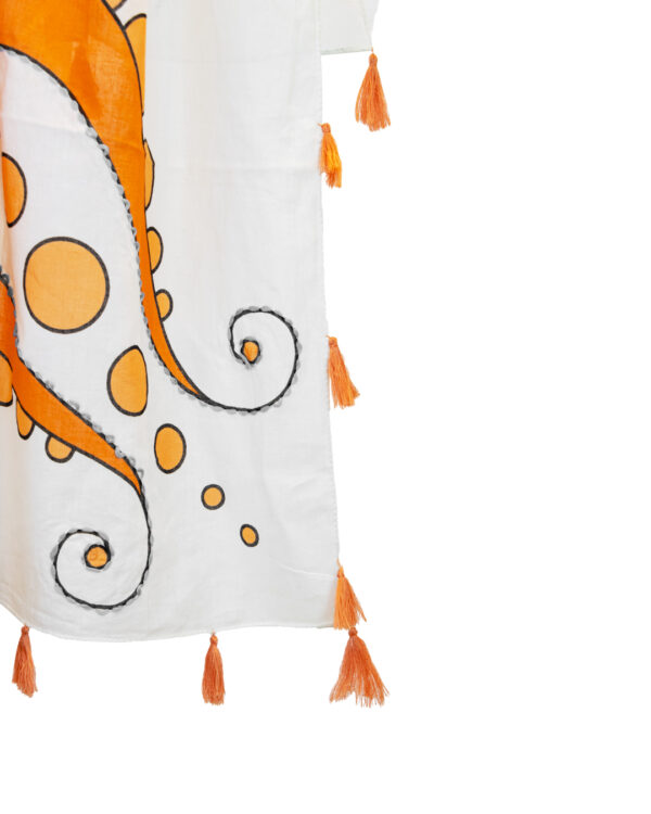 Sky Orange Scarf | DIEGO ZORODDU