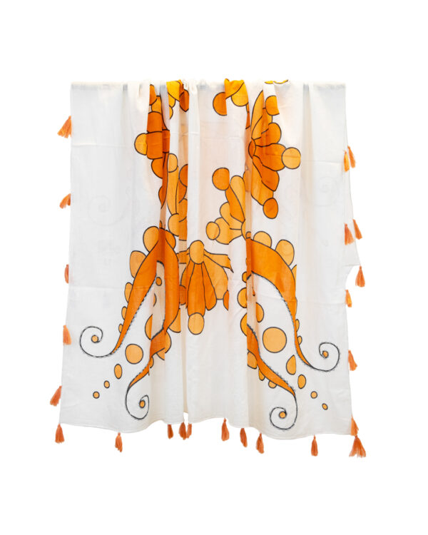 Sky Orange Scarf | DIEGO ZORODDU