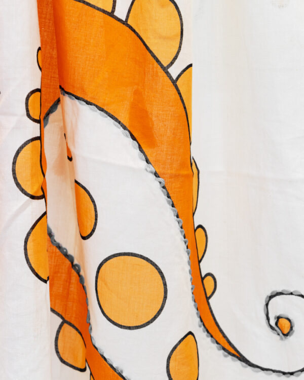Sky Orange Scarf | DIEGO ZORODDU