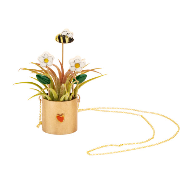 Collana Pianta con Ape | DIEGO ZORODDU