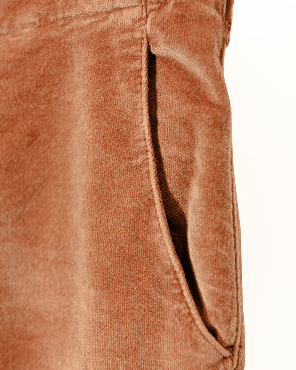 Pantaloni Velluto Terracotta | DIEGO ZORODDU