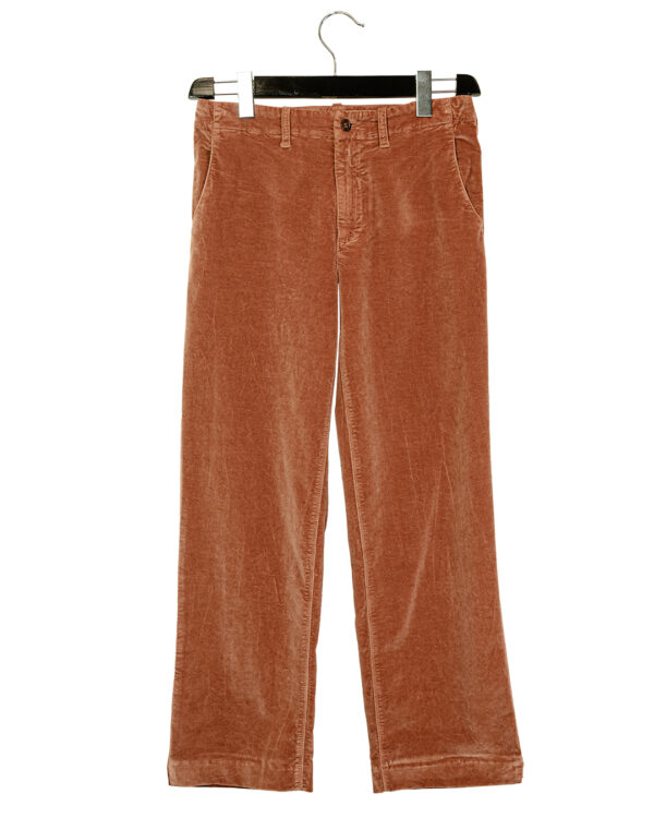 Pantaloni Velluto Terracotta | DIEGO ZORODDU
