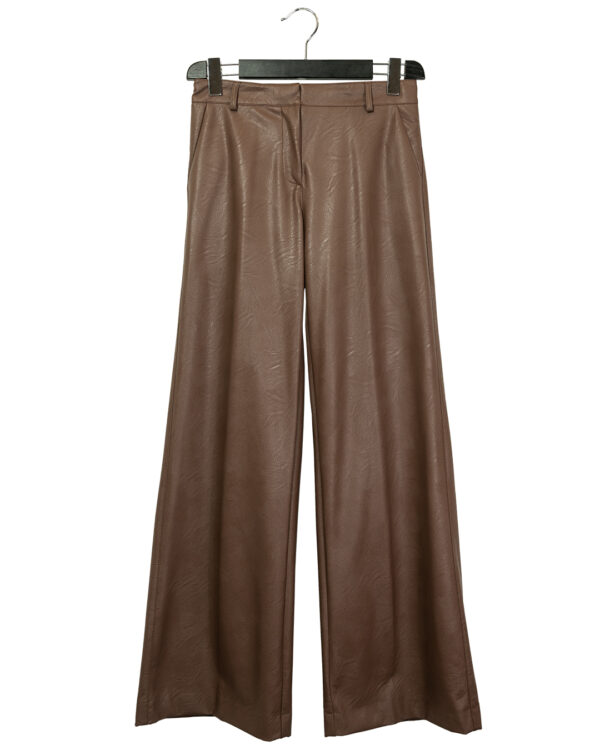 Pantaloni Ecopelle Rosa | DIEGO ZORODDU