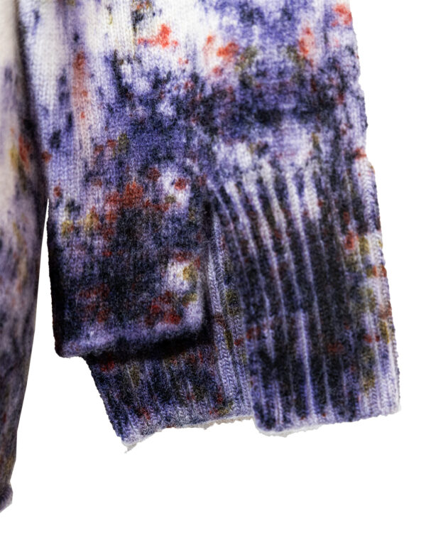 Cardigan Fiori di Campo Viola | DIEGO ZORODDU