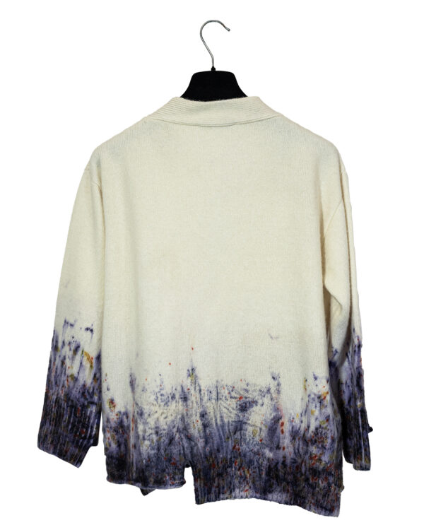 Cardigan Fiori di Campo Viola | DIEGO ZORODDU