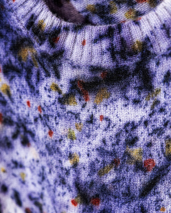 Maglione Viola Fiori di campo | DIEGO ZORODDU