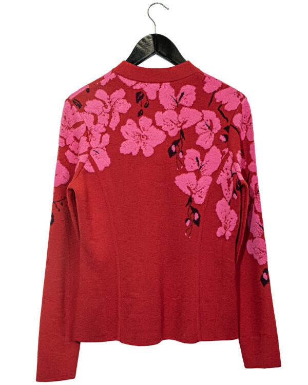 Cardigan Ciclamino Fiori | DIEGO ZORODDU