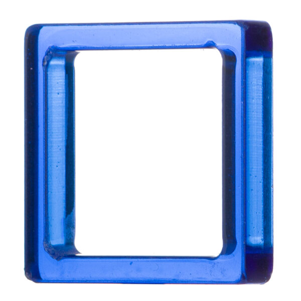 Anello Double Plexi Blu | DIEGO ZORODDU