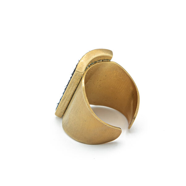 Anello Lucrezia Nero | DIEGO ZORODDU
