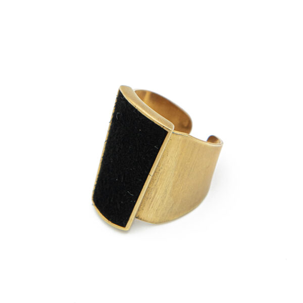 Anello Lucrezia Nero | DIEGO ZORODDU