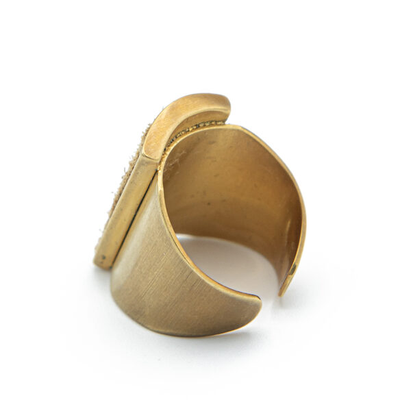 Anello Lucrezia Ocra | DIEGO ZORODDU