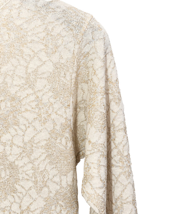 Maglia Panna Filo Oro Argento | DIEGO ZORODDU