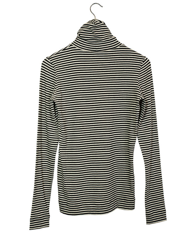 Maglia Collo Righe Nere | DIEGO ZORODDU