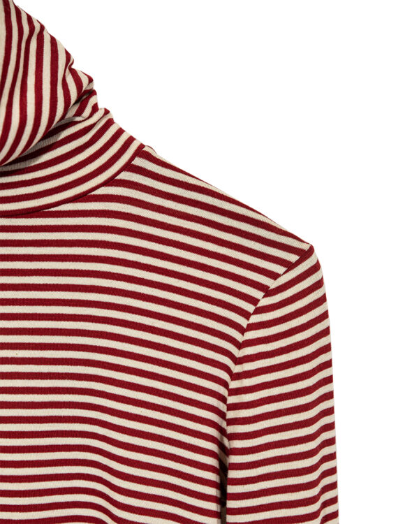 Maglia Collo Righe Rosse | DIEGO ZORODDU