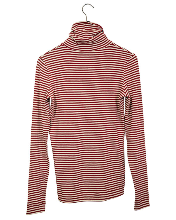 Maglia Collo Righe Rosse | DIEGO ZORODDU