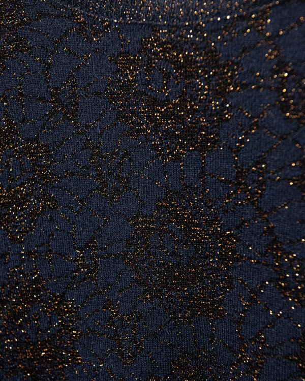 Maglia Blu Filo Bronzo | DIEGO ZORODDU