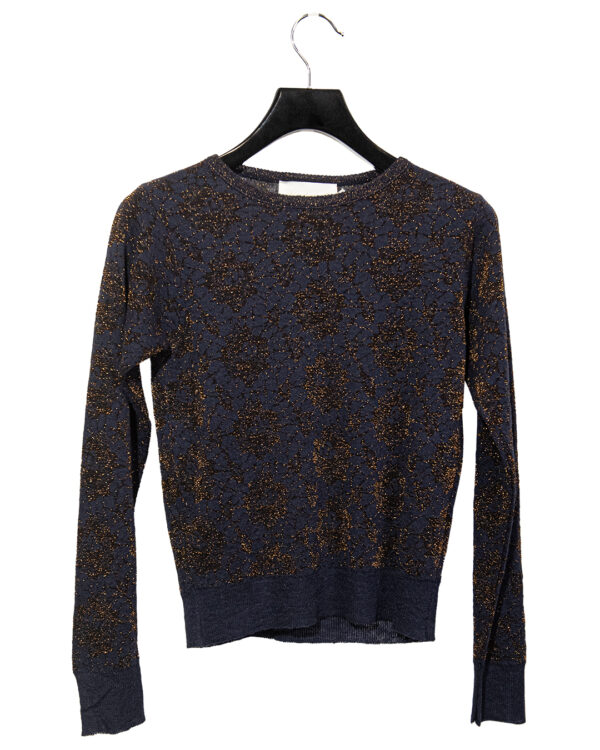 Maglia Blu Filo Bronzo | DIEGO ZORODDU