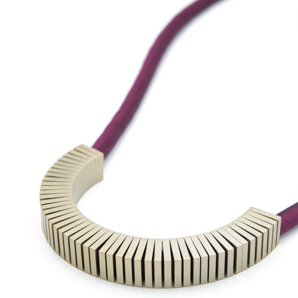 Collana Seta Giapponese Magenta | DIEGO ZORODDU
