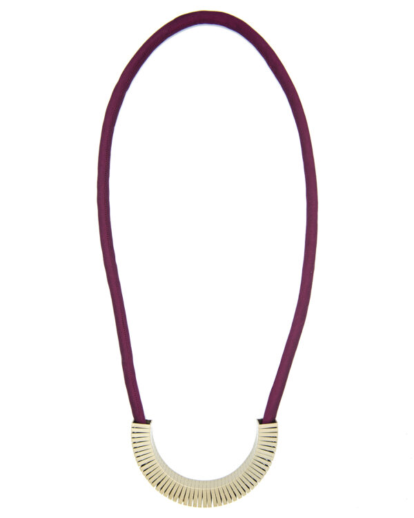 Collana Seta Giapponese Magenta | DIEGO ZORODDU
