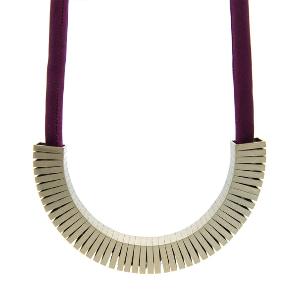 Collana Seta Giapponese Magenta | DIEGO ZORODDU