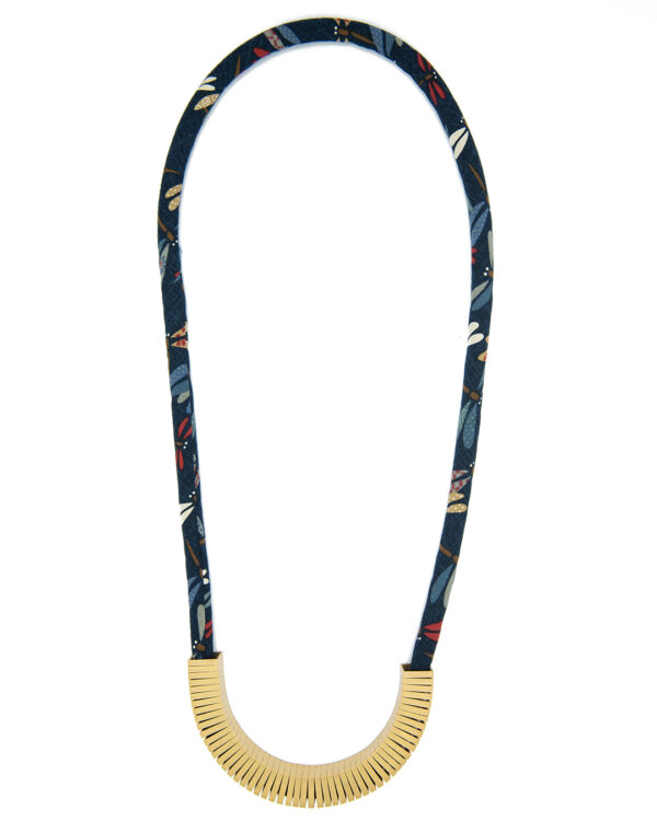 Collana Cotone Giapponese Base Blu | DIEGO ZORODDU