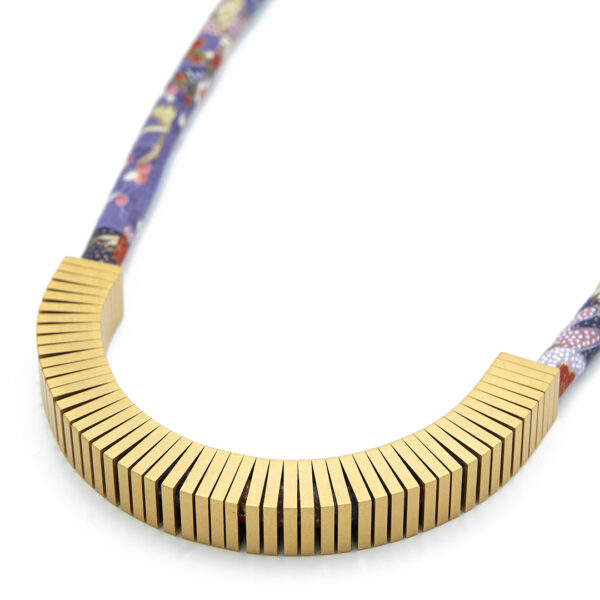 Collana Cotone Giapponese Base Lavanda | DIEGO ZORODDU