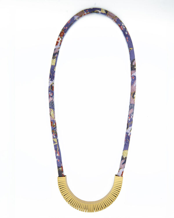 Collana Cotone Giapponese Base Lavanda | DIEGO ZORODDU