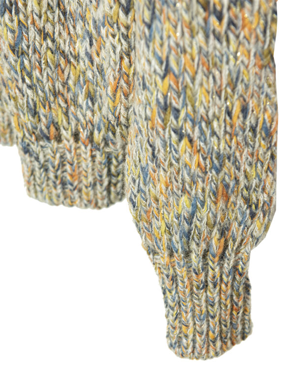 Cardigan Azzurro Melange | DIEGO ZORODDU