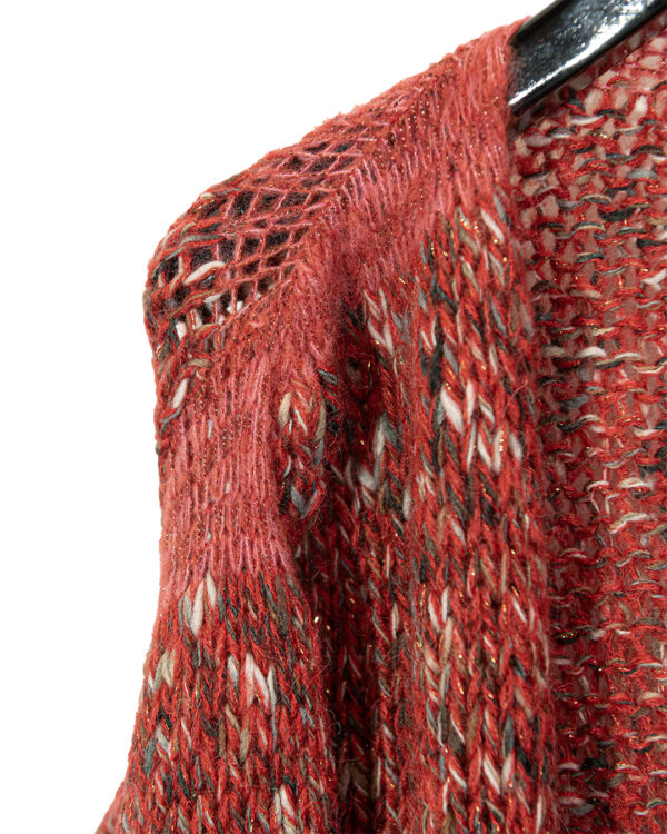 Cardigan Corallo Melange | DIEGO ZORODDU