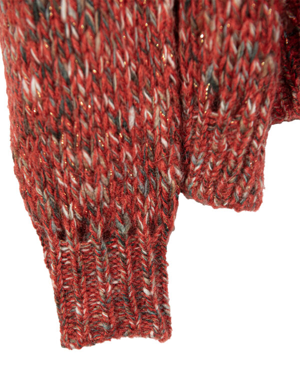 Cardigan Corallo Melange | DIEGO ZORODDU