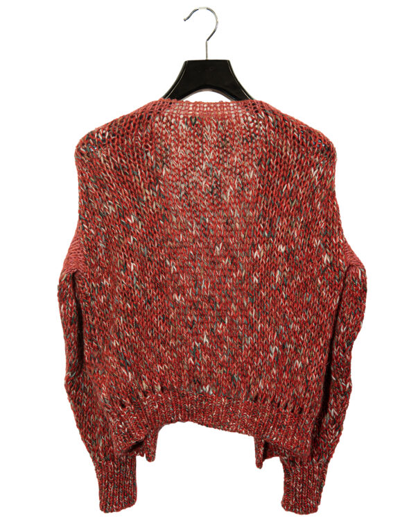 Cardigan Corallo Melange | DIEGO ZORODDU