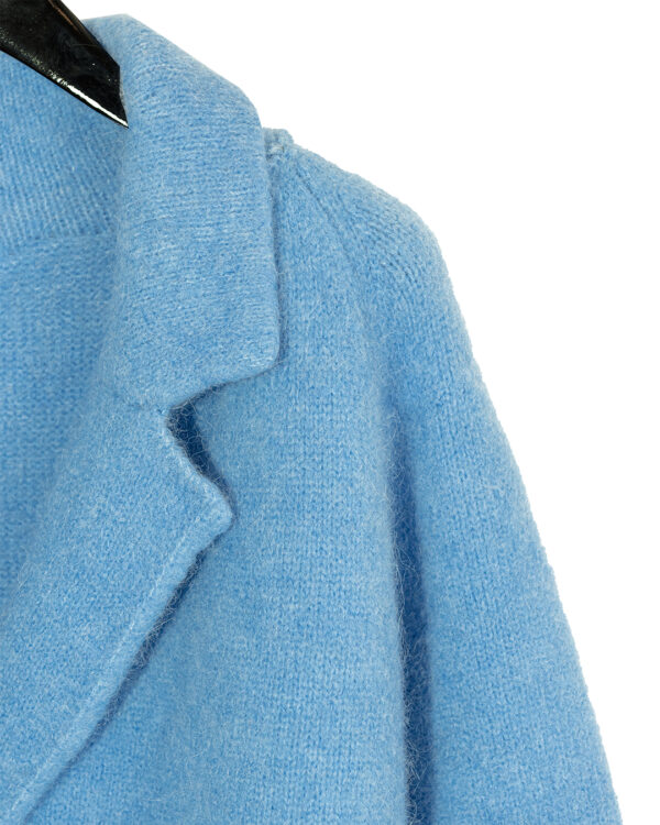 Cappotto Alpaca Azzurro | DIEGO ZORODDU