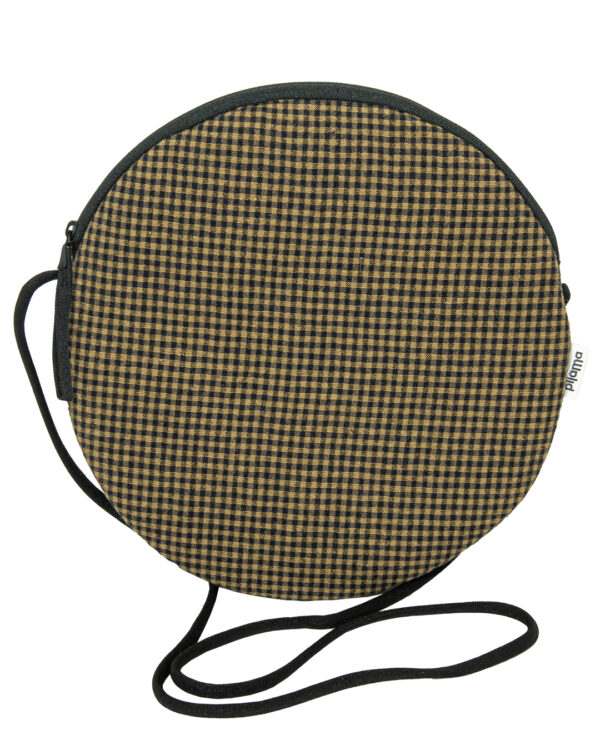 Circular Bag Ocra Check | DIEGO ZORODDU