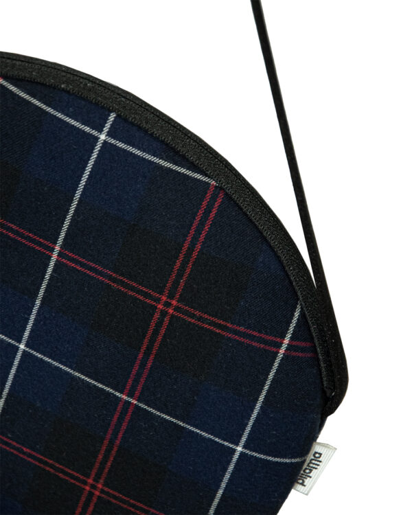 Circular Bag Blue Check | DIEGO ZORODDU