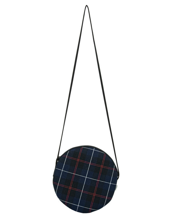 Circular Bag Blue Check | DIEGO ZORODDU