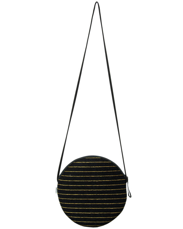 Circular Bag Righe Oro | DIEGO ZORODDU