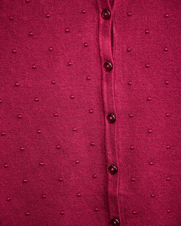 Cardigan Nodi Magenta | DIEGO ZORODDU