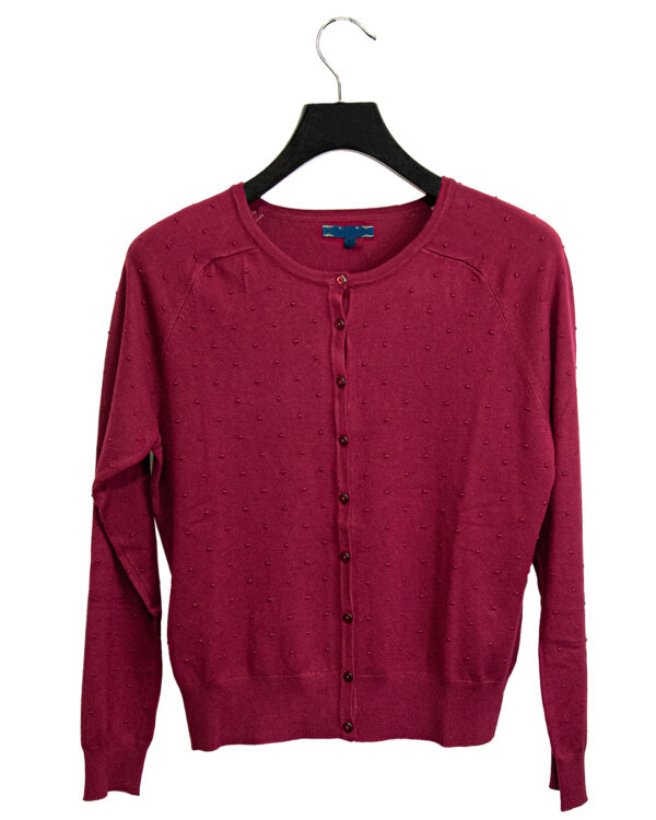 Cardigan Nodi Magenta | DIEGO ZORODDU