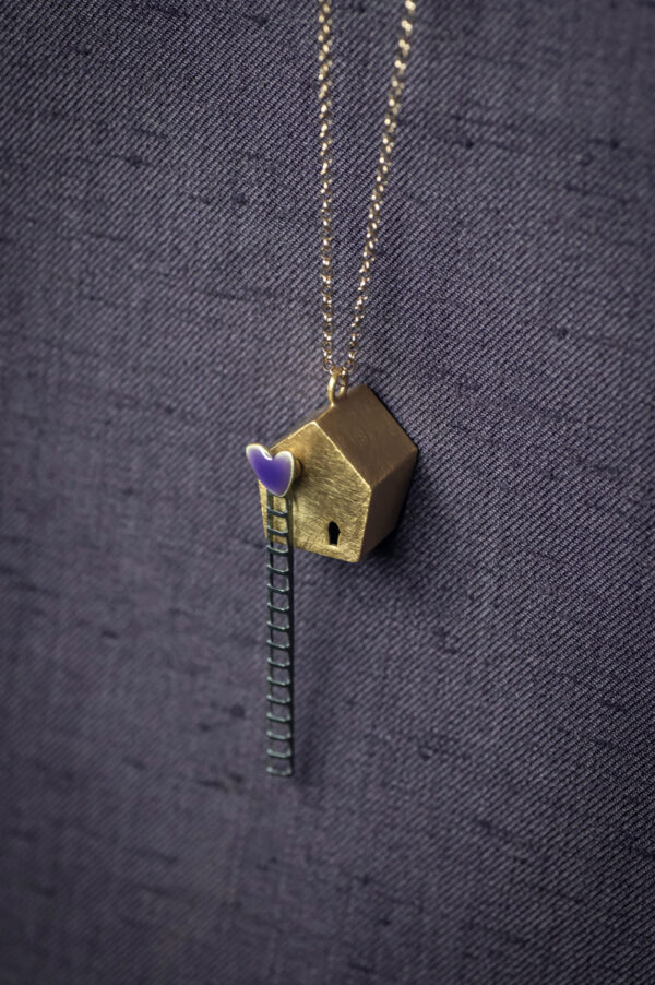 Collana ASCESA AL CUORE VIOLA Pasa Gioielli | DIEGO ZORODDU