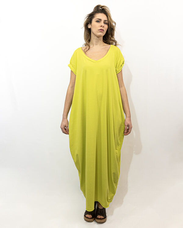 Abito Lungo Lime | DIEGO ZORODDU